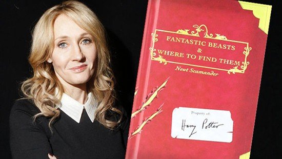 J.K. Rowling, autrice della saga di Harry Potter e Animali Fantastici: Dove Trovarli
