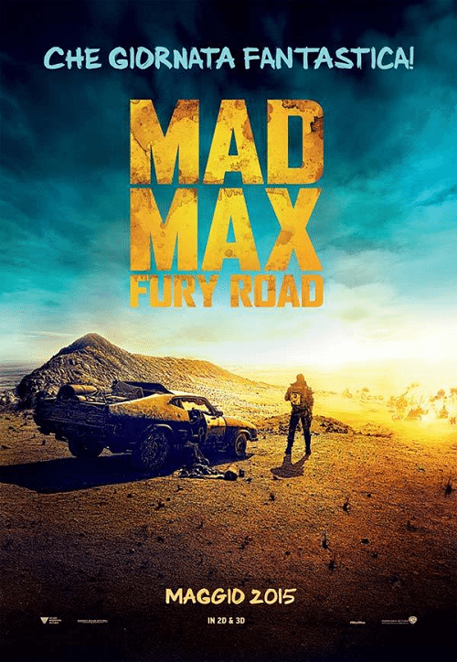 Mad Max Fury Road teaser poster italiano