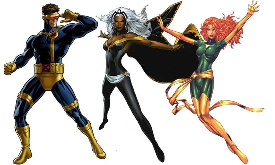 Cyclope, Storm & Phoenix nei Fumetti Marvel.