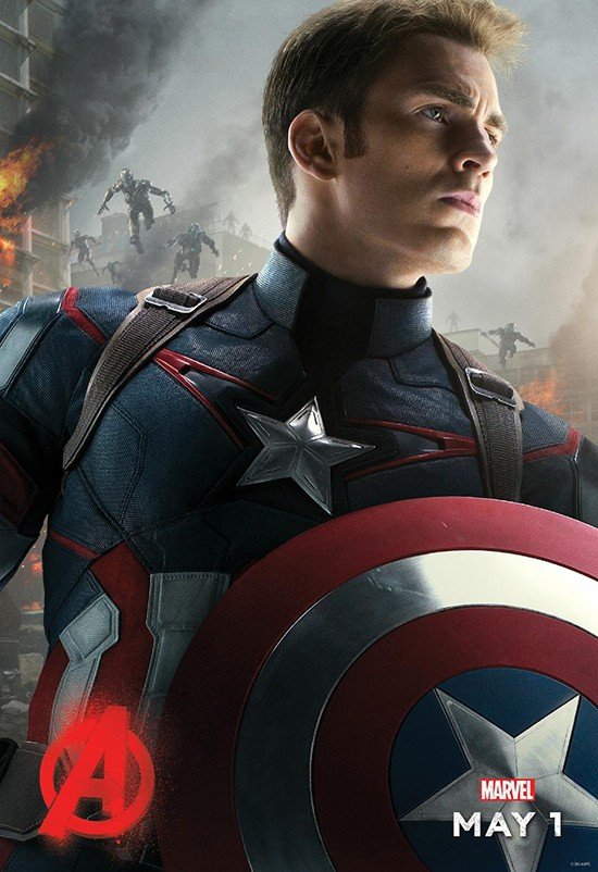 Chris Evans è Steve Rogers aka Captain America.