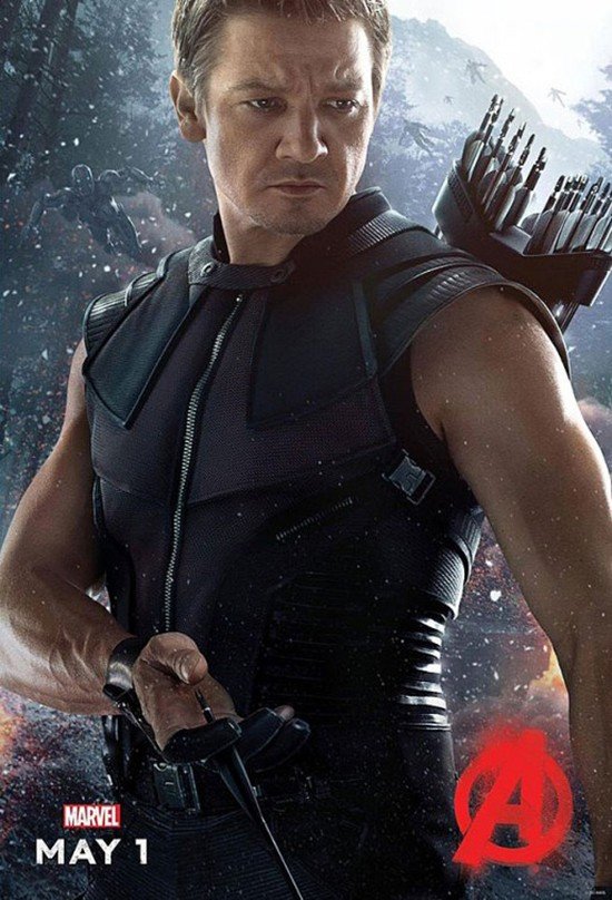 Jeremy Renner è Clint Barton aka Occhio di Falco.