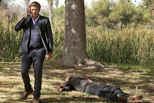 Patrick Jane dopo aver ucciso il serial killer nell'episodio 6.08 "Red John".