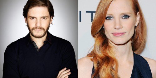 Daniel Bruhl con Jessica Chastain in The Zookeeper’s Wife