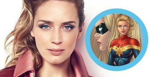 Sarà Emily Blunt a vestire i panni di Captain Marvel ?