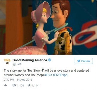 Toy Story 4 il nuovo film d'animazione