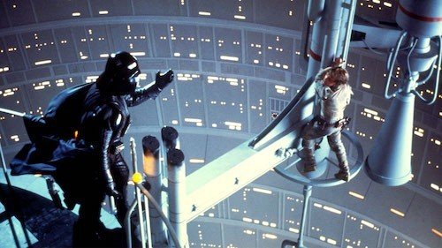 La celebre scena de L'impero colpisce ancora in cui Luke scopre la verità su suo padre
