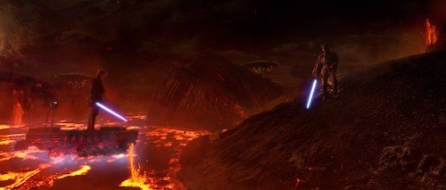 Star Wars primo duello Darth Vader Obi-Wan