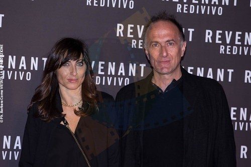 Stefano Sollima and wife