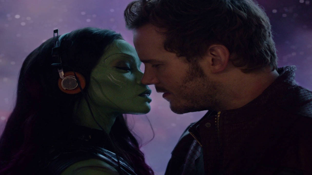 Guardiani della Galassia 2 – Zoe Saldana e Chris Pratt sul set