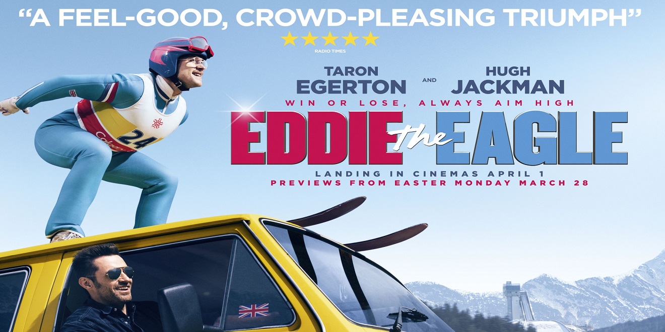 Eddie The Eagle: trailer italiano e poster del film con Hugh Jackman
