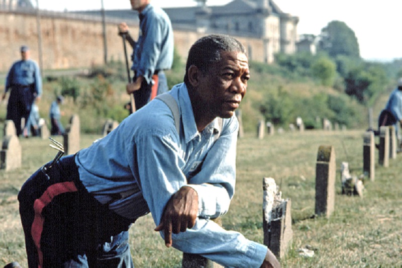 THE SHAWSHANK REDEMPTION, Morgan Freeman, 1994, (c) Columbia Pictures/courtesy Everett Collection