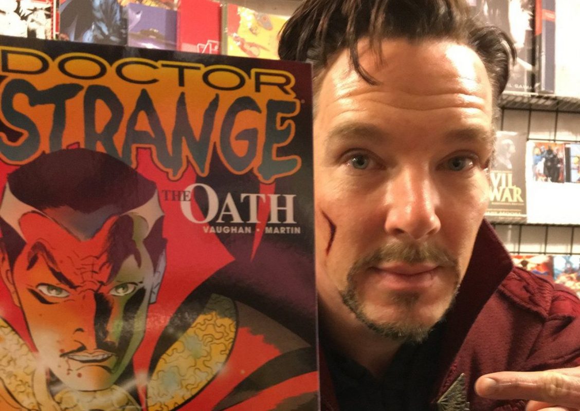 Benedict Cumberbatch in giro per New York vestito da Doctor Strange