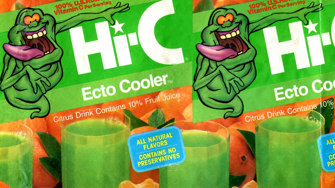 Ghostbusters – la bevanda Ecto Cooler Hi-C torna in commercio