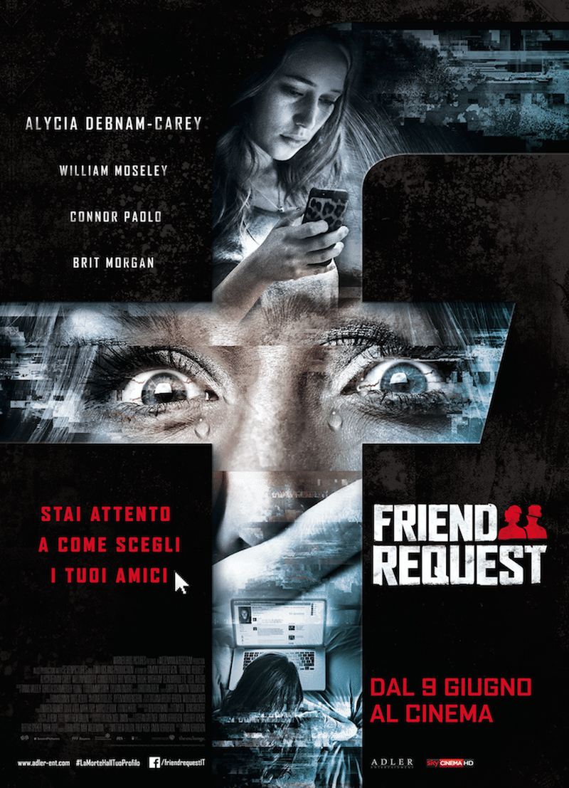 Friend Request: primo trailer e poster dell'horror di Simon Verhoeven