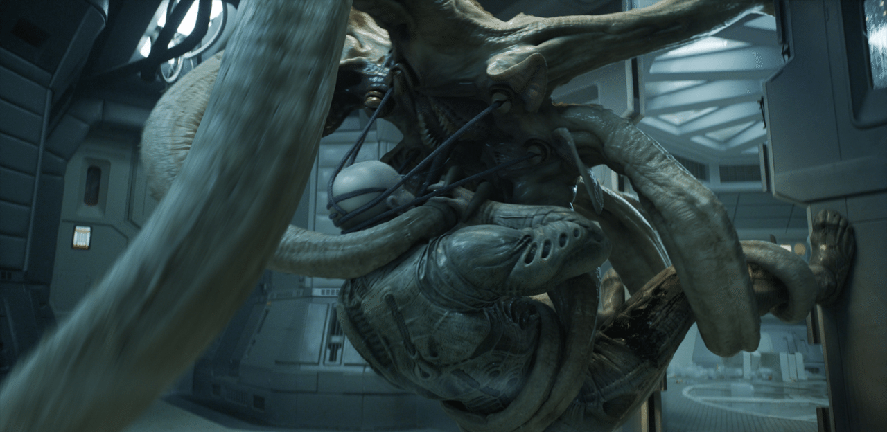 Alien: Covenant – un trilobite alieno e colpi di fucile sul set