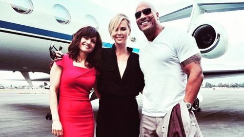 The Rock dà il benvenuto a Charlize Theron nel cast di Fast & Furious 8