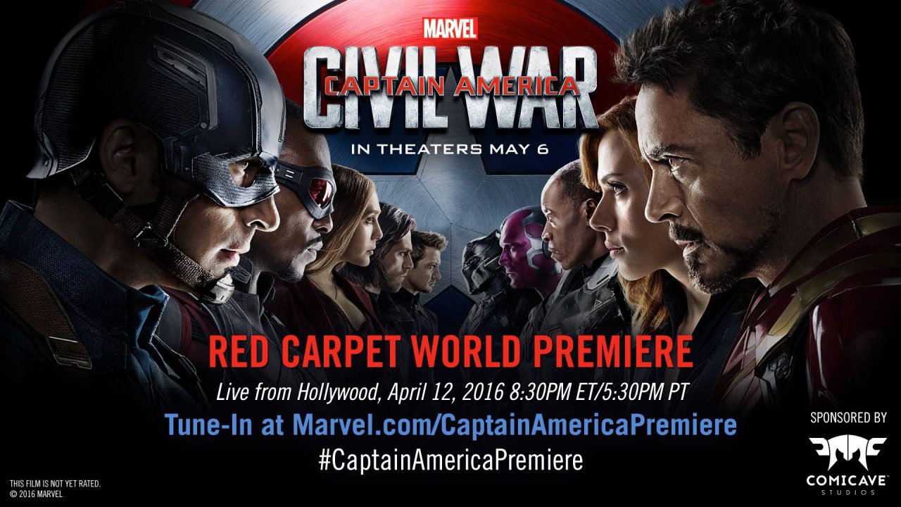 Captain America – Civil War: segui live il red carpet della World Premiere