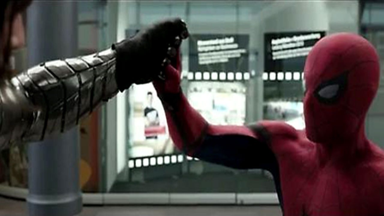 Spider-Man affronta il Soldato d’Inverno in un nuovo spot di Civil War