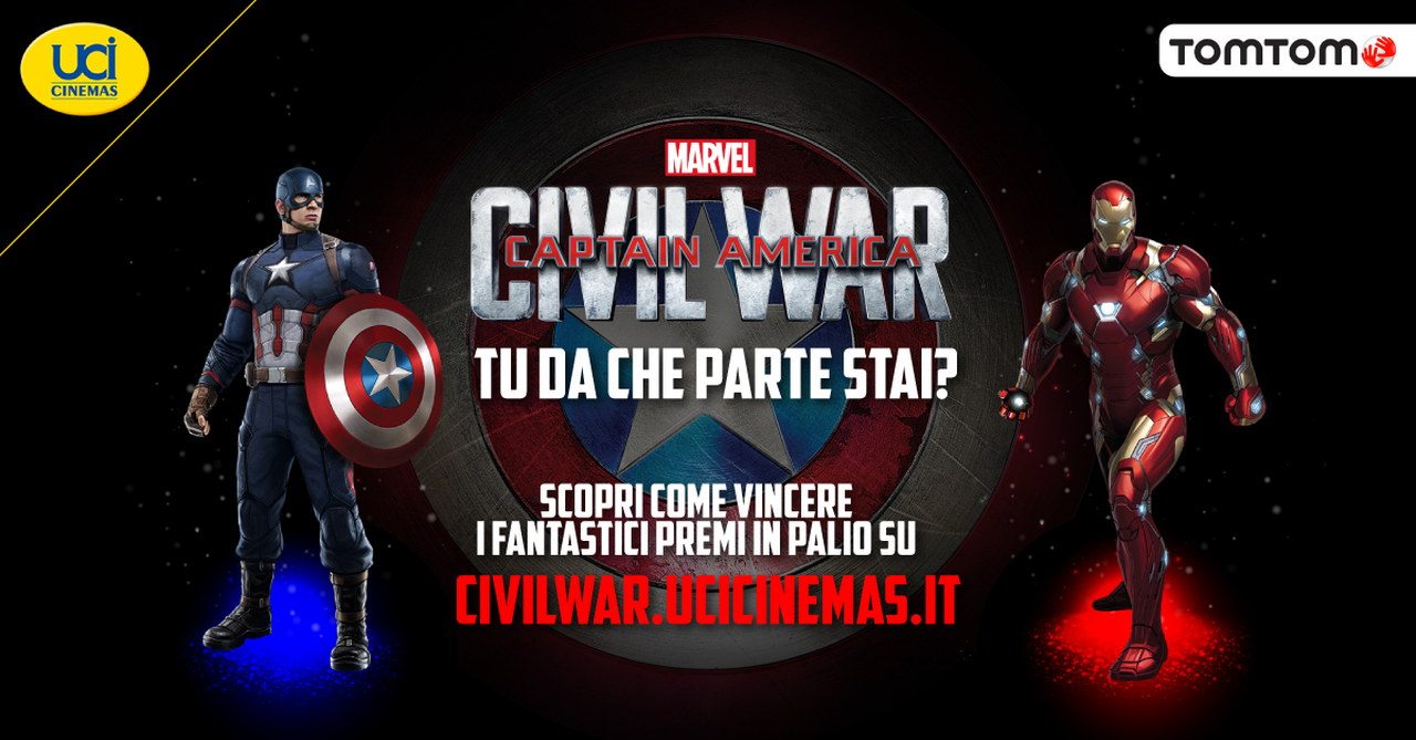 Civil War: scegli da che parte stare e vinci con Uci Cinemas