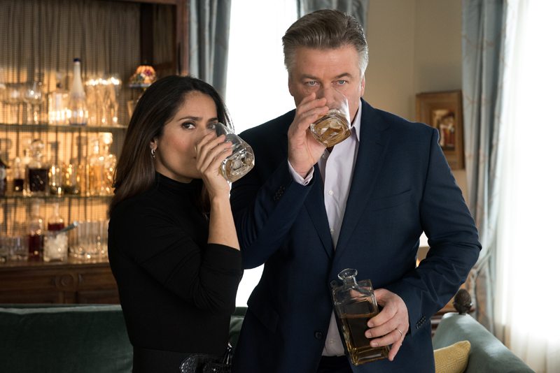 Drunk Parents: Alec Baldwin e Salma Hayek nella prima foto