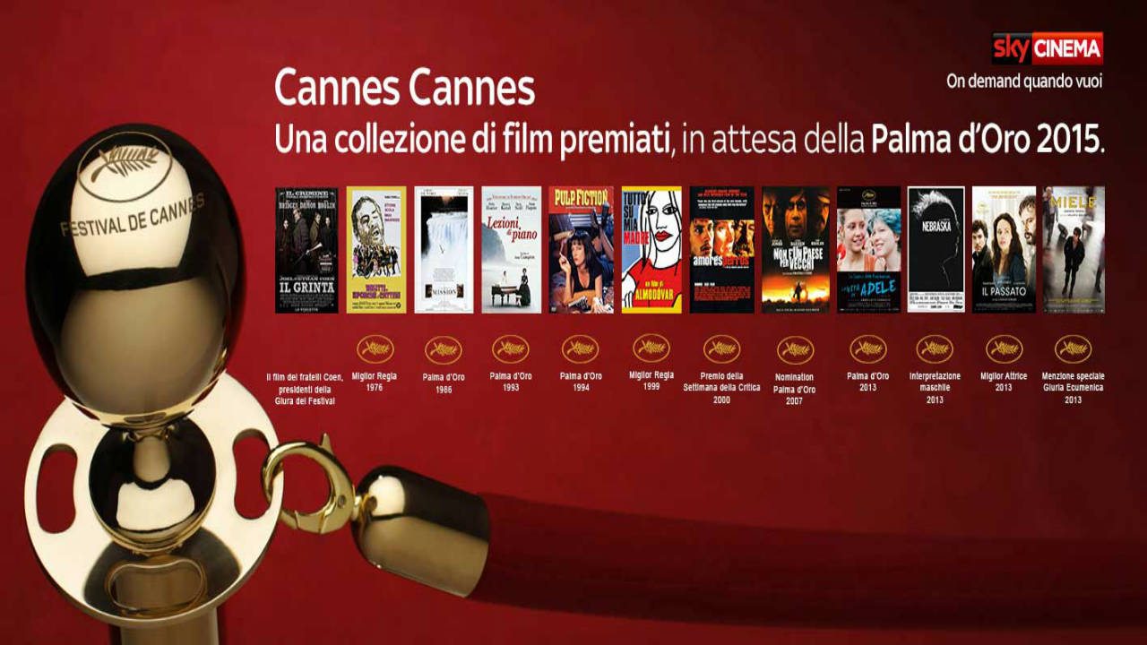 Sky Cinema presenta la programmazione Cannes Cannes