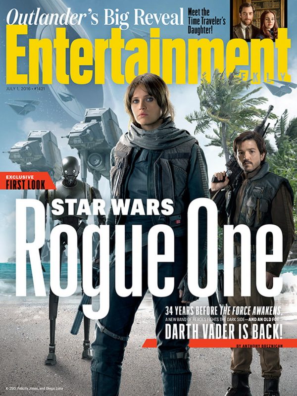 Rogue One: A Star Wars Story - EW svela le copertine e conferma il ritorno di Darth Vader
