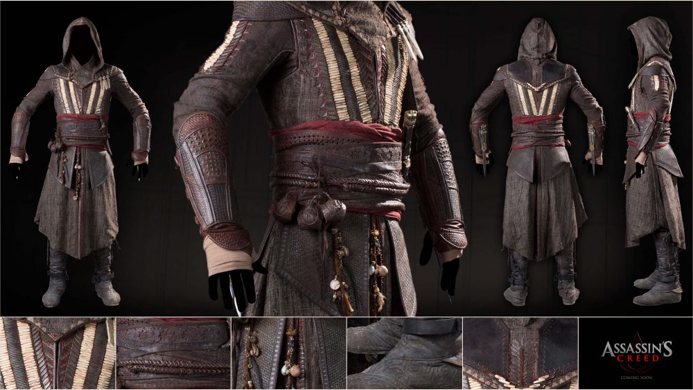 Assassin's Creed - primo sguardo ai dettagli del costume di Fassbender