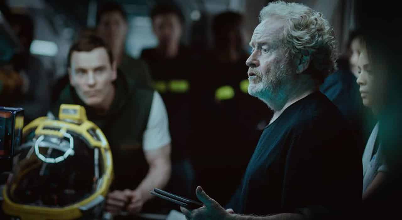 Alien: Covenant – Ridley Scott e Katherine Waterston nella nuova foto dal set