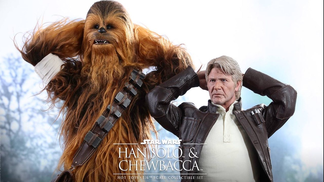 Star Wars: Il Risveglio della Forza – la Hot Toys rivela Han Solo e Chewbacca