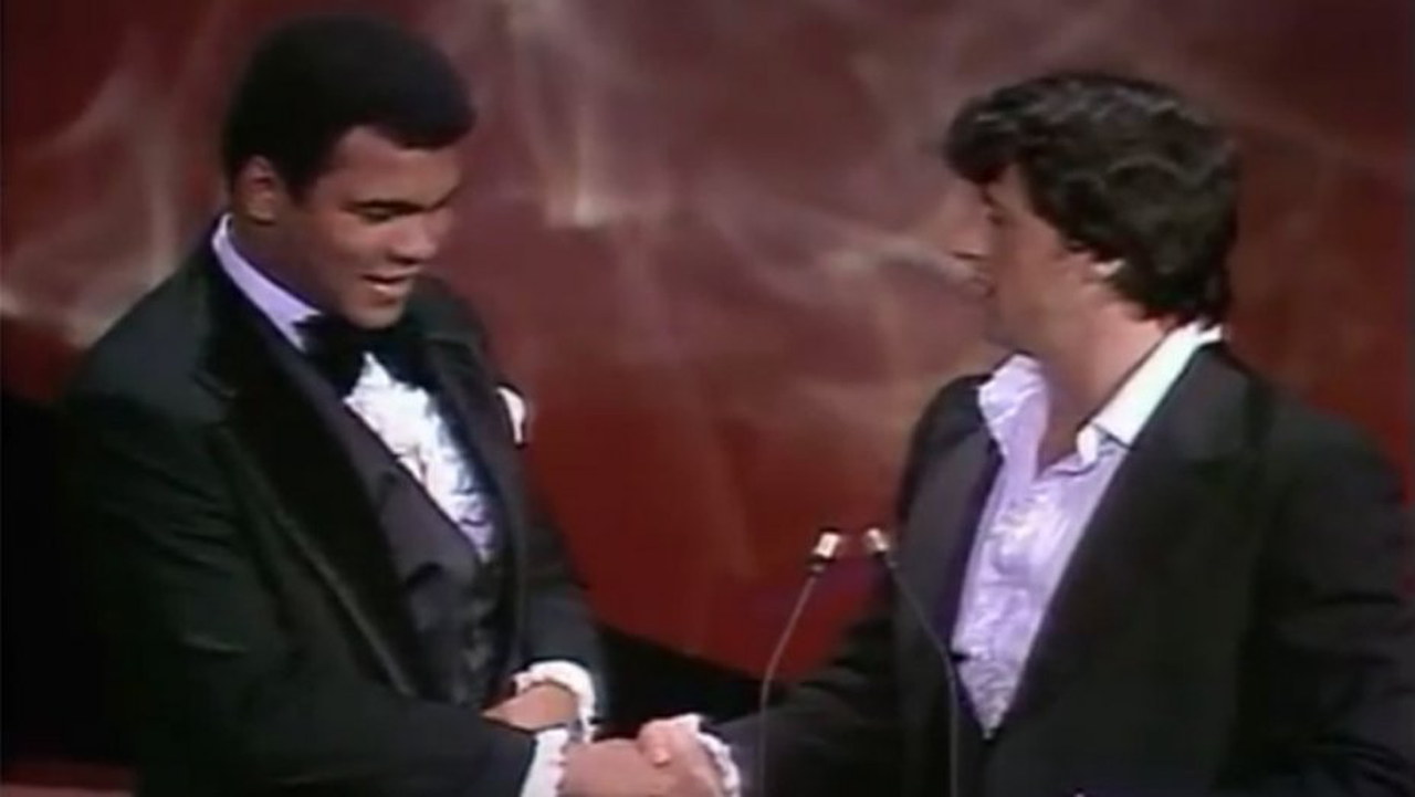 Muhammad Ali sfida Sylvester Stallone agli Oscar 1977 [VIDEO]