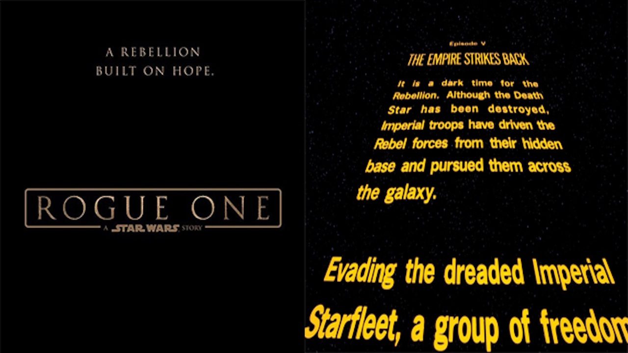 Rogue One: A Star Wars Story potrebbe non avere opening crawl