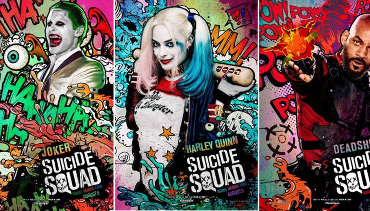 Suicide Squad: i nuovi character poster omaggiano la pop art