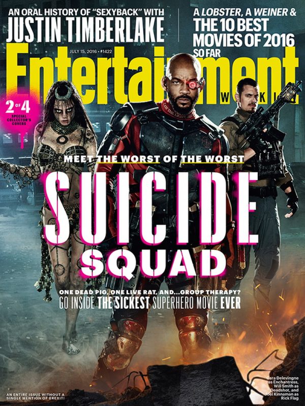 Suicide Squad: il team dei villain DC in copertina su Entertainment Weekly