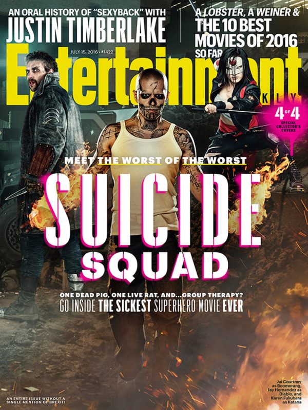 Suicide Squad: il team dei villain DC in copertina su Entertainment Weekly