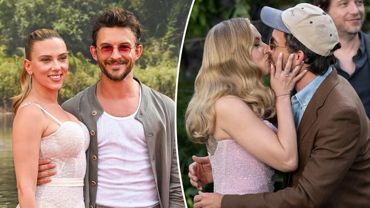 Jurassic World – La rinascita, Scarlett Johansson giustifica il bacio virale con Jonathan Bailey sul red carpet