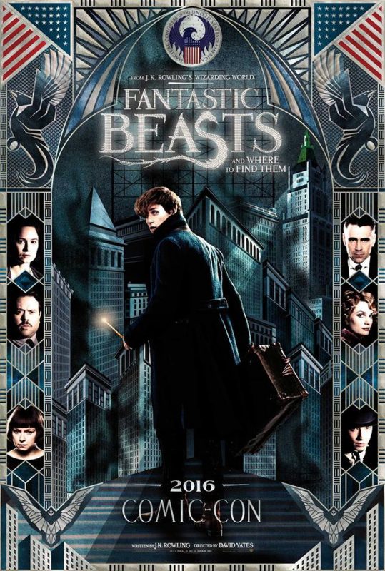 Animali Fantastici e Dove Trovarli: Newt Scamander nel poster dal SDCC 2016