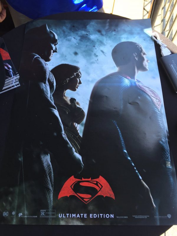 batman v superman poster SDCC
