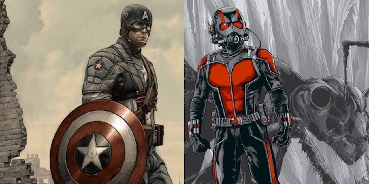 Captain America e Ant-Man: rivelati i poster Mondo del Comic-Con