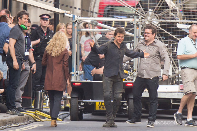 La mummia: Tom Cruise e Annabelle Wallis sul set del film di Alex Kurtzman