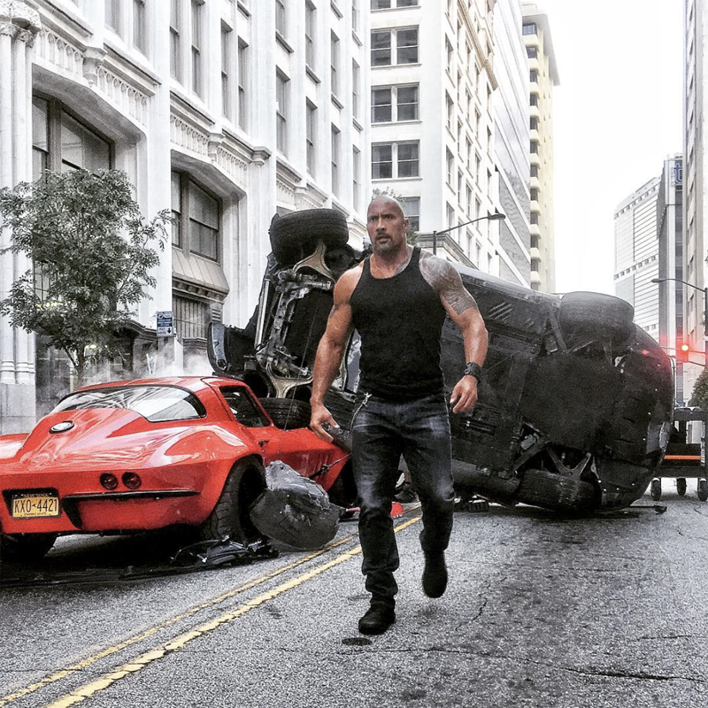 Fast and Furious 8 - The Rock pronto all'azione nel nuovo video dal set