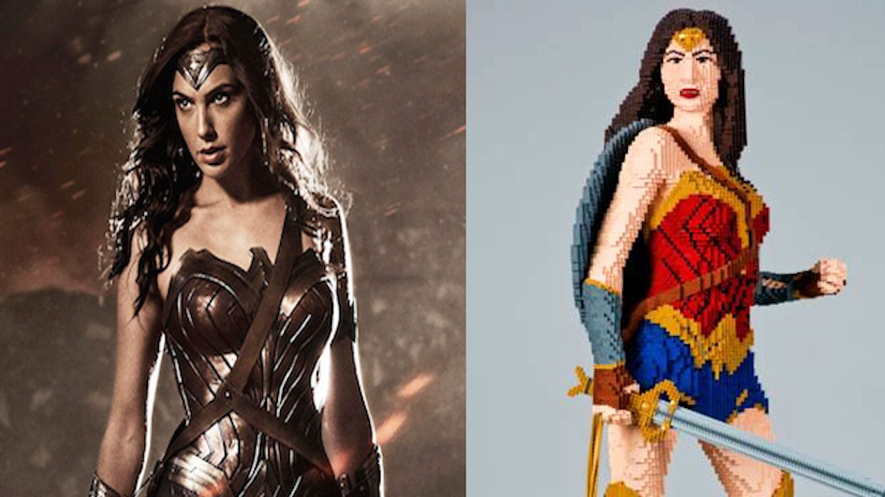 Wonder Woman: al Comic-Con una statua LEGO a grandezza naturale