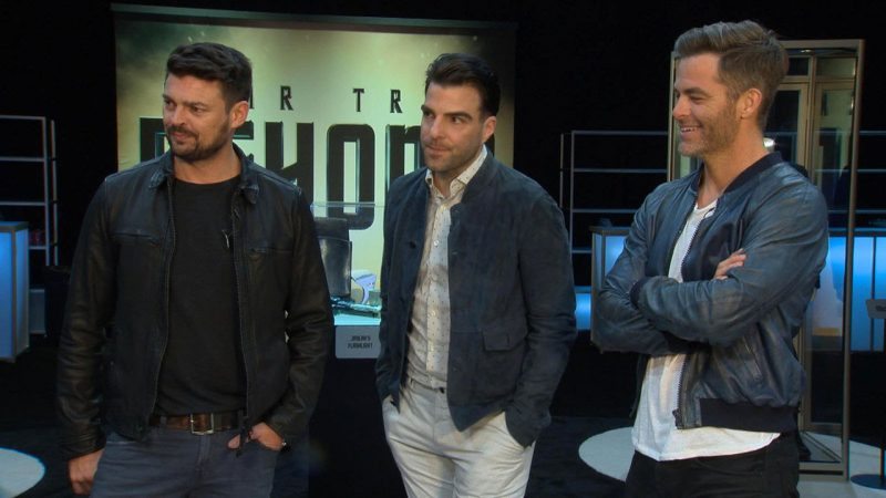 Chris Pine, Zachary Quinto, Karl Urban