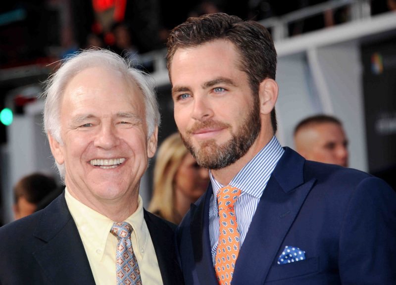 Chris Pine and his dad