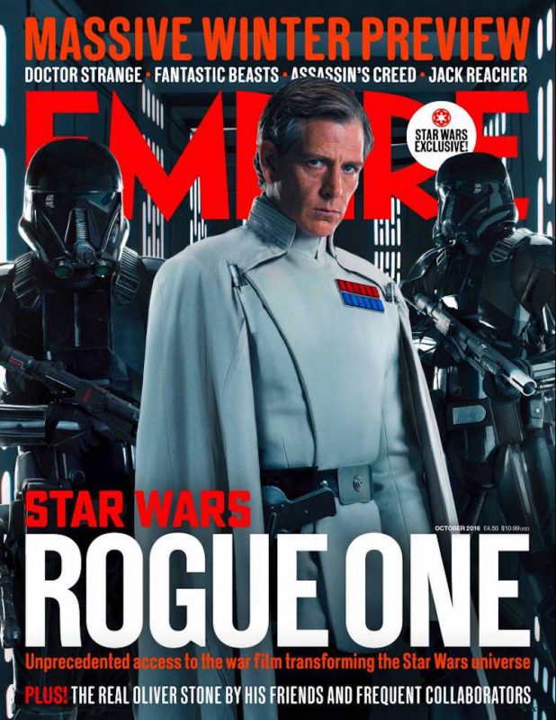 Rogue One - Ben Mendelsohn è Orson Krennic sulla copertina di Empire 