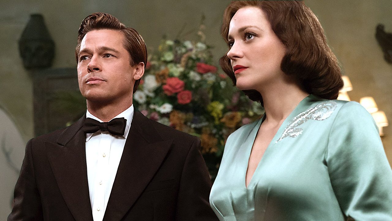 Allied: prime foto ufficiali con Brad Pitt e Marion Cotillard