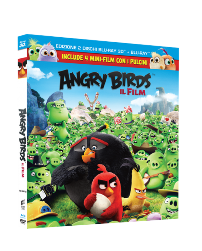 Angry Birds - Il Film: tutte le versioni Home Video disponibili dal 28 settembre