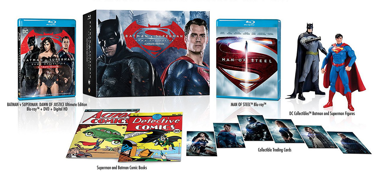 Batman V Superman e L'uomo d'acciaio: su Amazon il Box Set edizione limitata