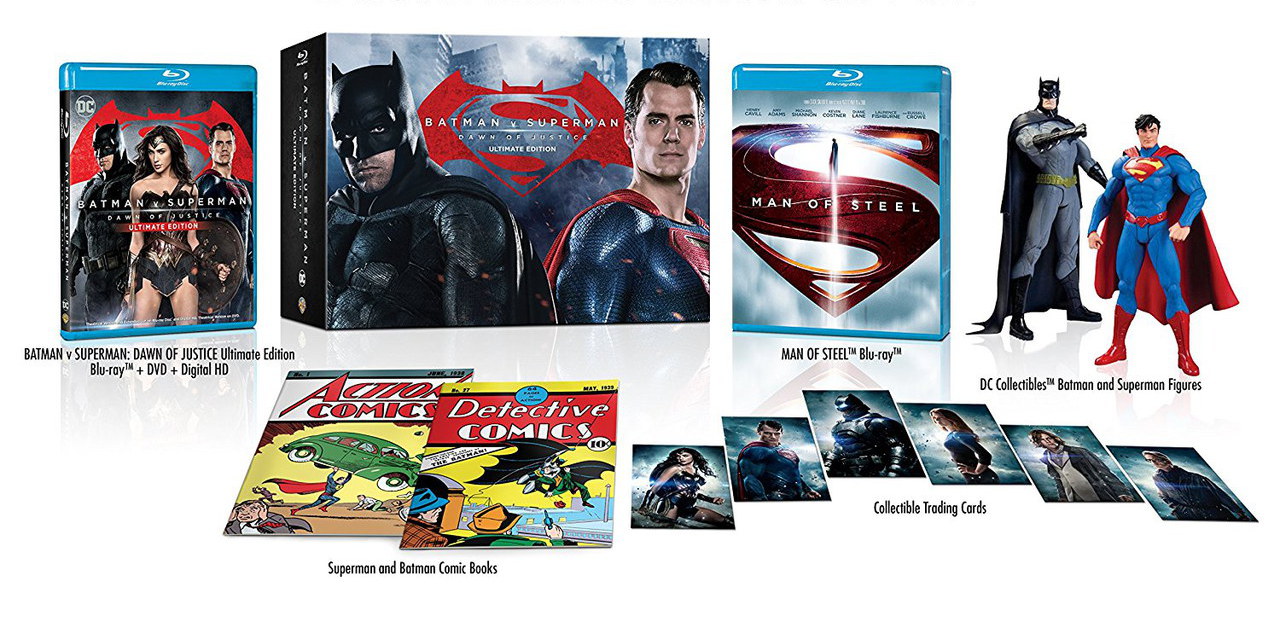 Batman V Superman e L’uomo d’acciaio: su Amazon il Box Set edizione limitata