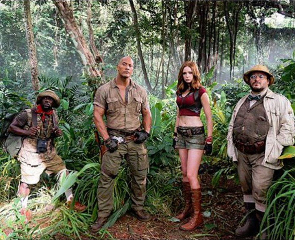 Jumanji: ecco The Rock nella prima foto ufficiale del sequel