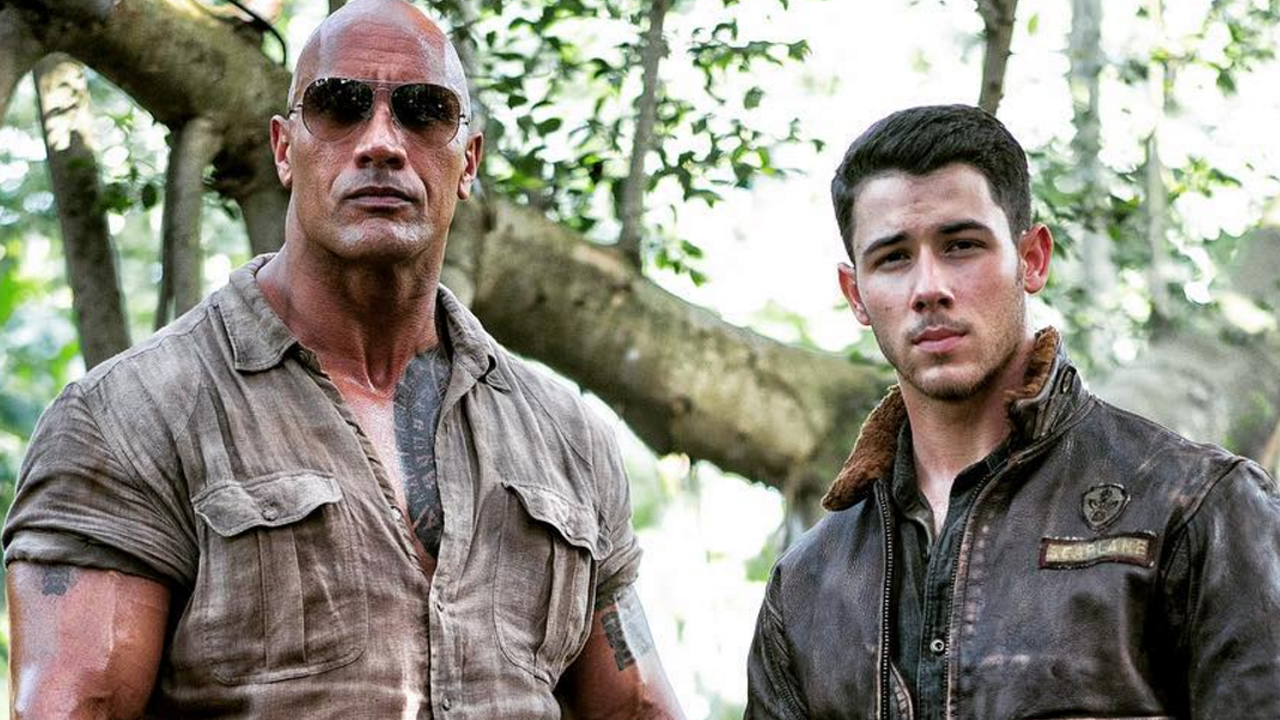 Jumanji – Dwayne Johnson e Nick Jonas in una nuova foto